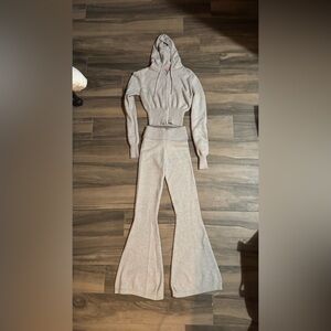 Edikted Hoodie and Flare Pants Set